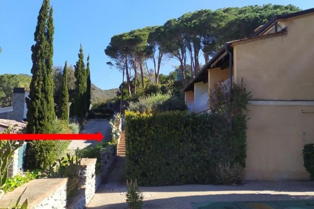 Nisportino, Elba. Bilocale Con Patio Vista Mare. Casale Gastagno Exterior foto